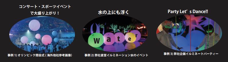 コンサート・スポーツイベントで大盛り上がり